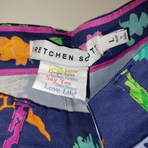 Gretchen Scott Gripeless Jeans Sea Sway Sz L NWT